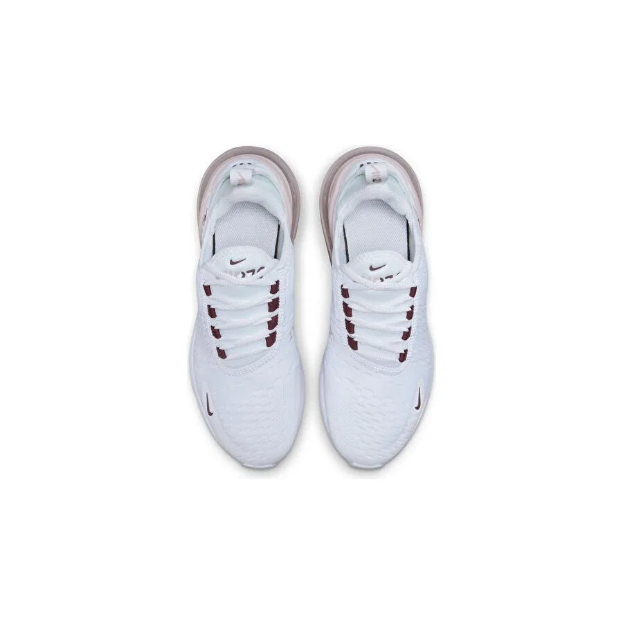 Кроссовки детские с длинным шнурком Nike Air Max 270 (GS) 943345-119, Белый — фото 4