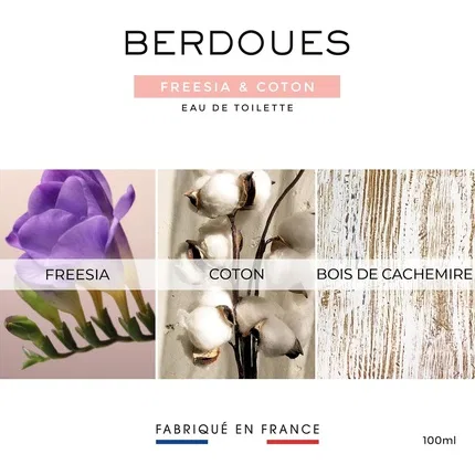 Туалетная вода свежая цветочная Berdoues Freesia & Cotton