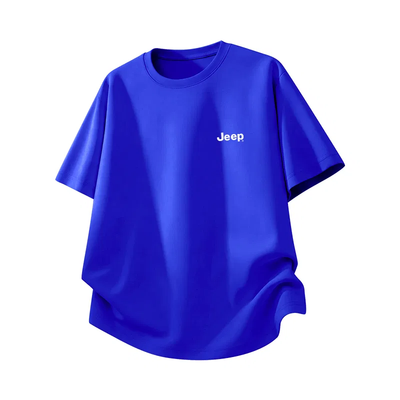 Детская футболка с коротким рукавом Jeep, Royal Blue/E White Logo Silicone K