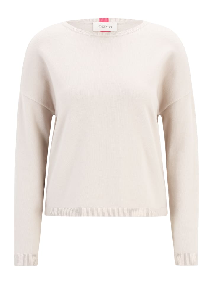 

Пуловер CARTOON Strickpullover mit Rundhalsausschnitt, цвет Cream/Pink