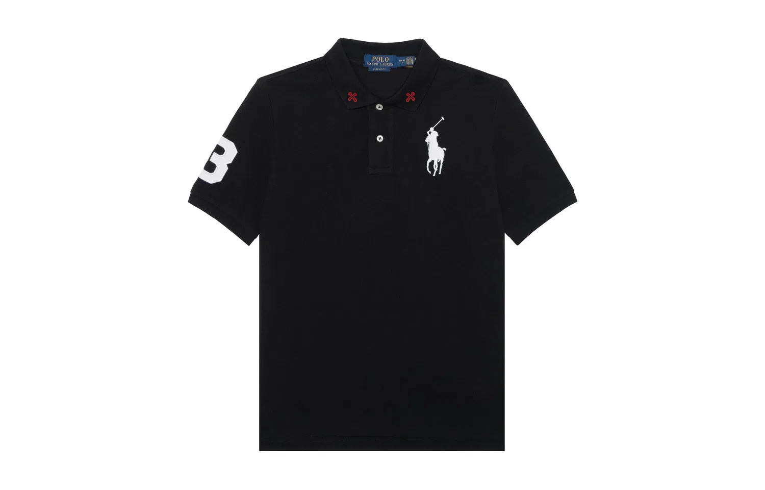 Детское поло Polo Ralph Lauren, Black (Brown Eyes Soft Light) — фото 3