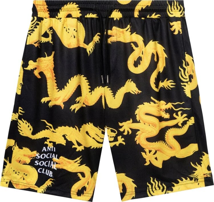 

Шорты Anti Social Social Club 24K Mesh Shorts 'Black', черный