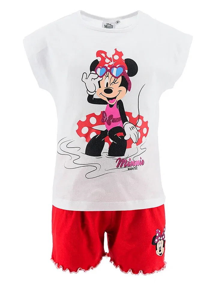Комплект одежды с принтом Minnie Disney Minnie Mouse, белый