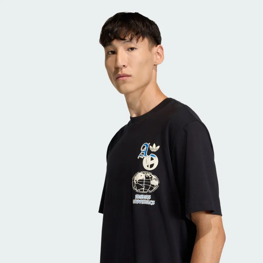 Футболка с принтом Originals KE0101 Adidas, Черный — фото 4