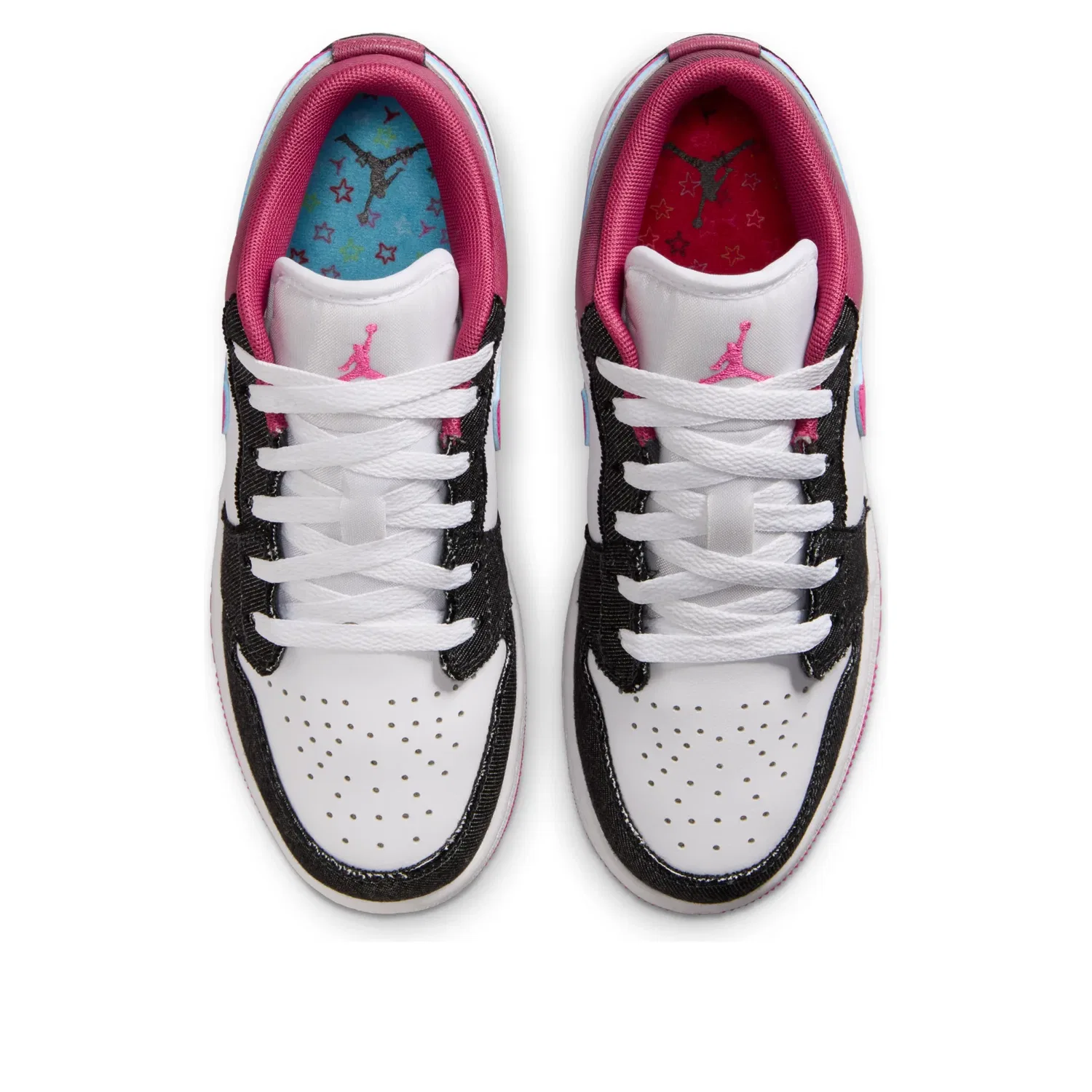 Детские кроссовки с синтетическим верхом Air Jordan 1 Low SE 'Off Noir Desert Pink' Jordan, Off Noir Desert Pink — фото 2