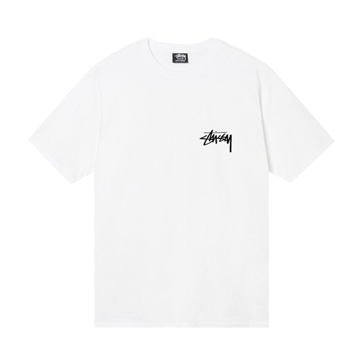 

Футболка Stussy Withered Flower Tee 'White', белый