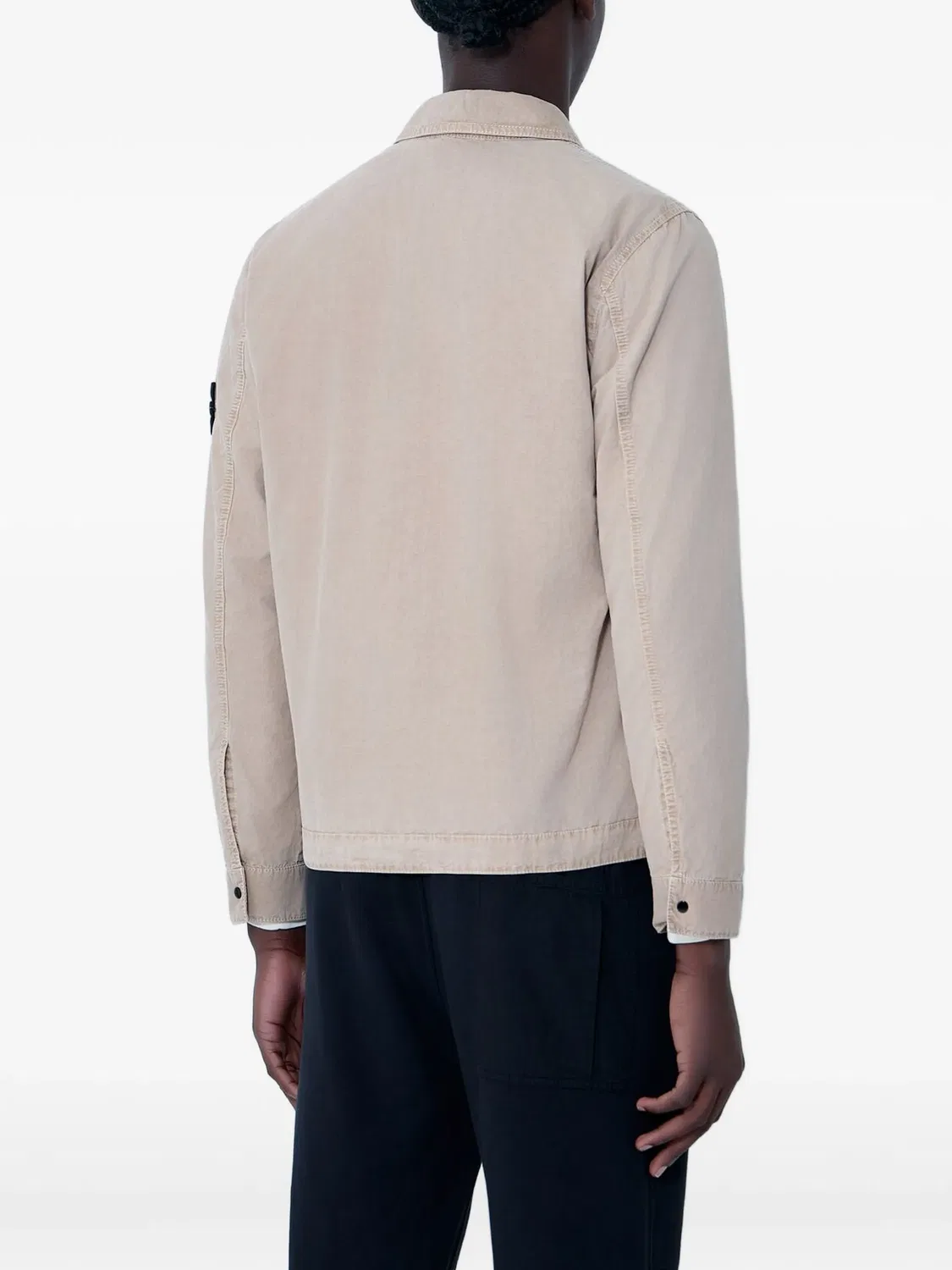 Куртка с застежкой на молнию Stone Island, нейтральные тона — фото 4
