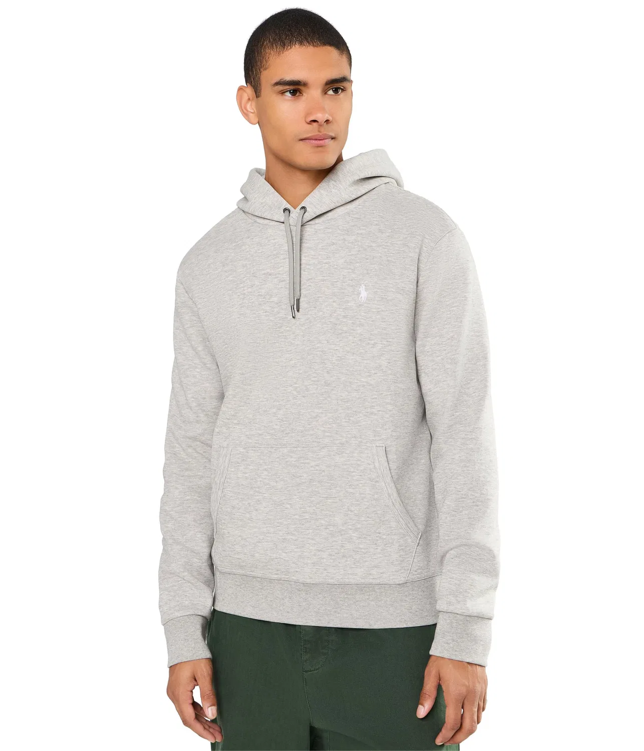 Худи двойной вязки Polo Ralph Lauren, Dark Sport Heather
