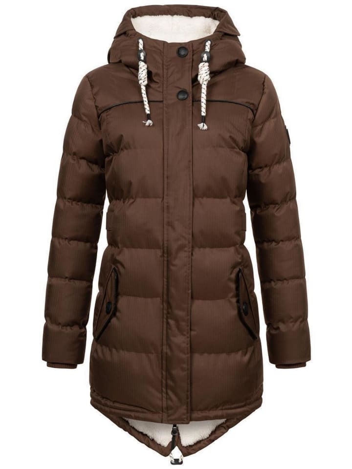 

Пуховик Brave Soul Steppmantel Steph21, цвет chocolate Herringbone
