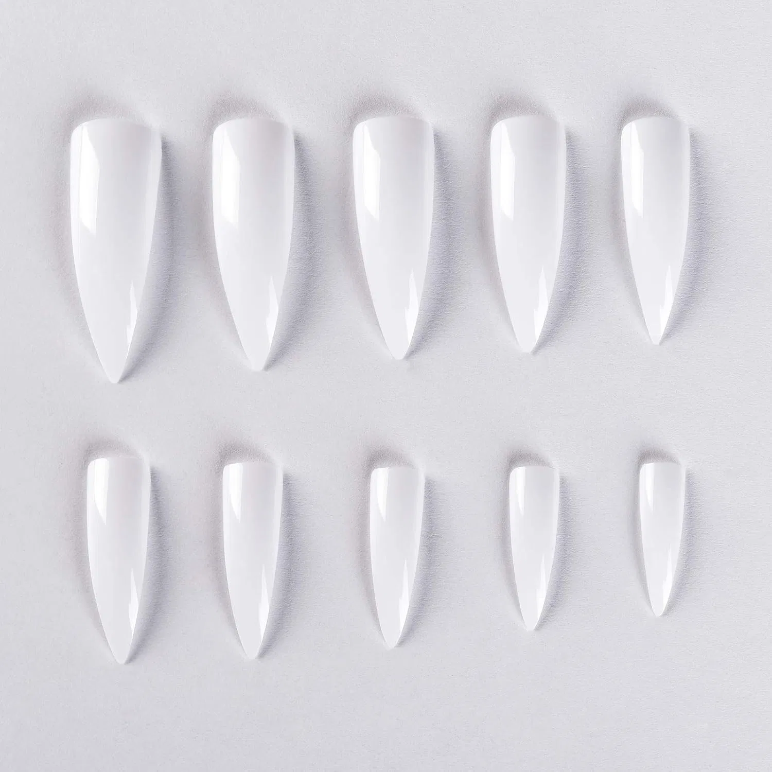 Накладные ногти No Wrinkles Half Cover с острым кончиком, 500 шт. Alexnailart — фото 2