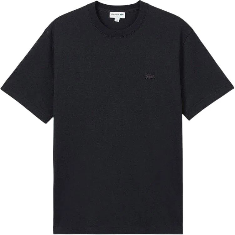 Футболка Lacoste Мужская, Круглый вырез, Dark синий черный