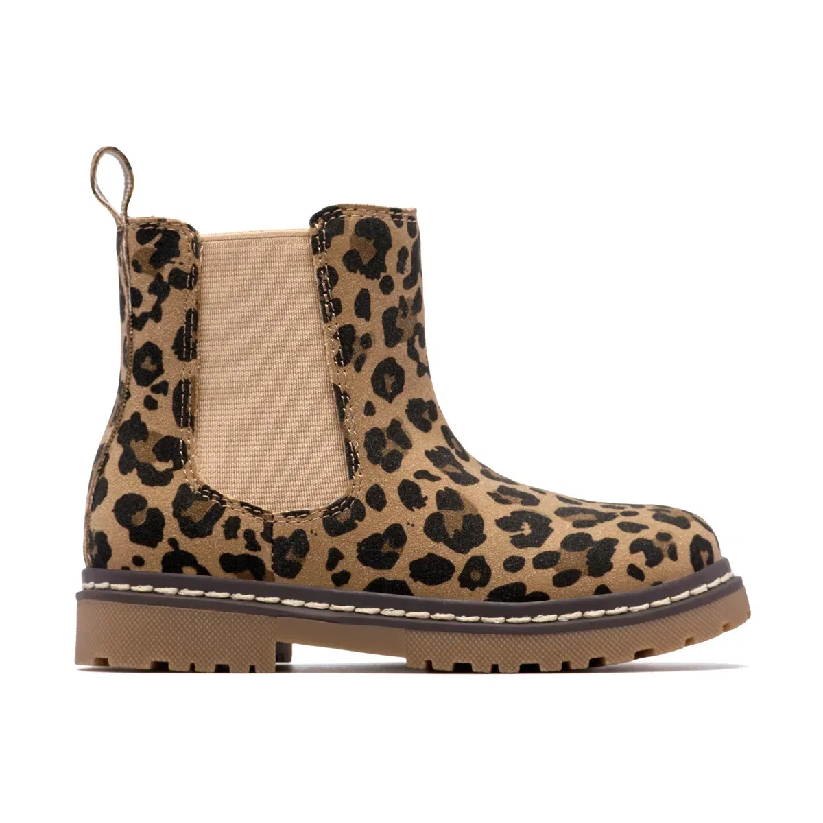 Детские ботинки челси с леопардовым принтом Adelaidefly t. Clarks, Brown