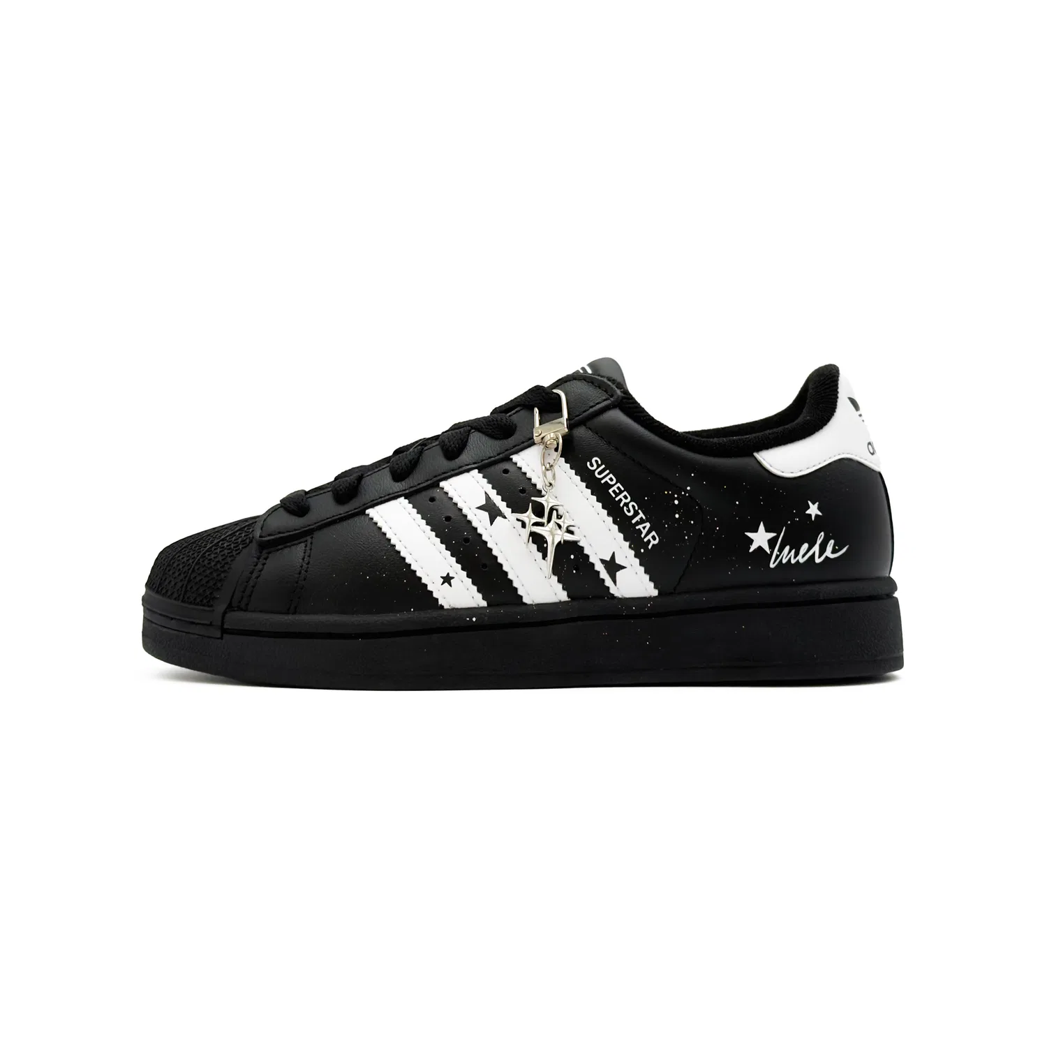 Детские кеды для скейтбординга с принтом Superstar 2, Adidas Originals, Черный