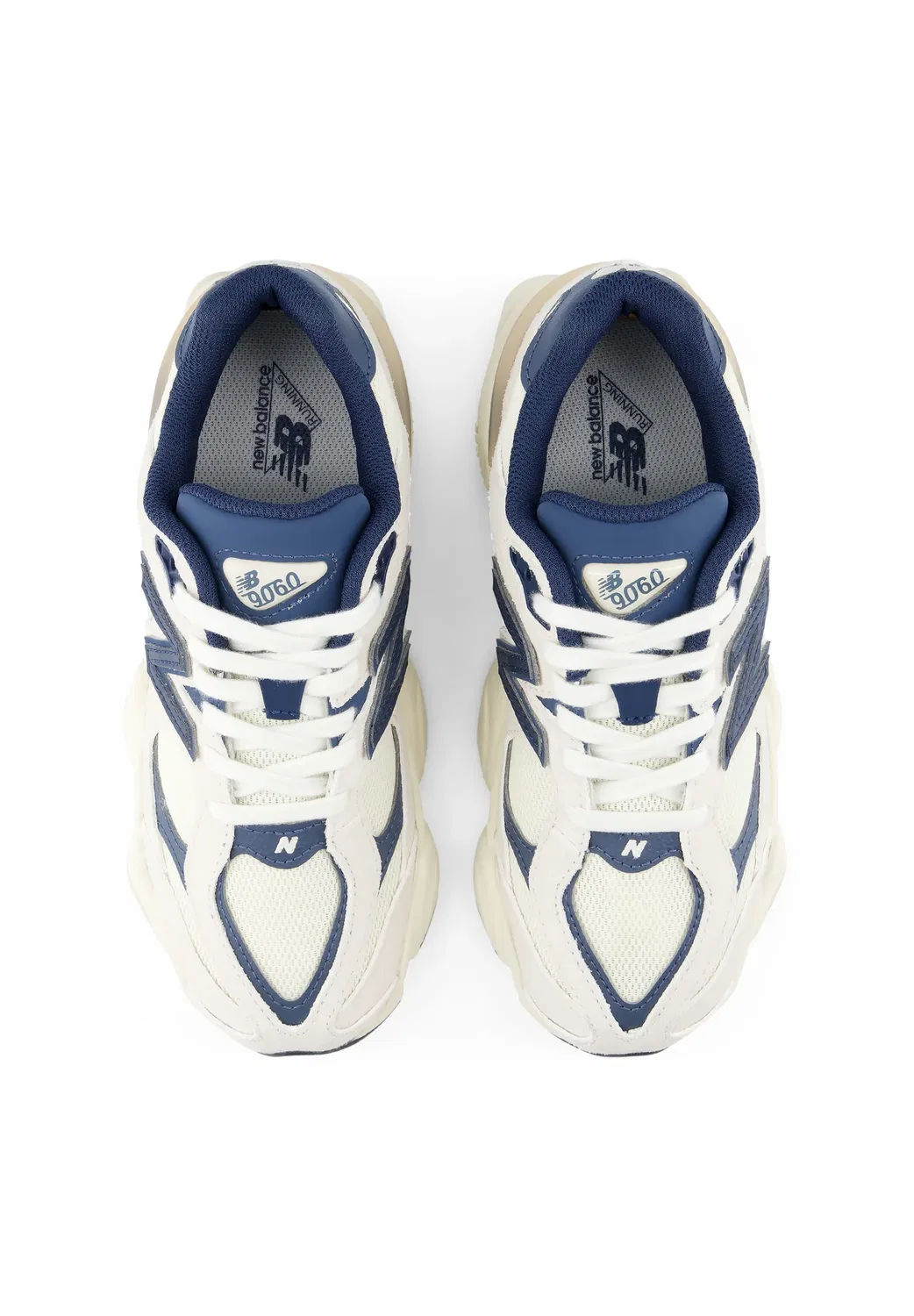 9060 унисекс - кроссовки New Balance, Nb Navy/Linen — фото 3
