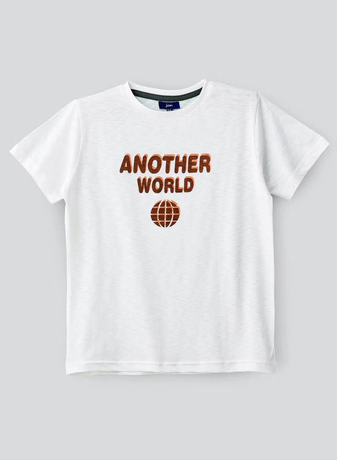 Футболка с принтом Another World Jam, белый
