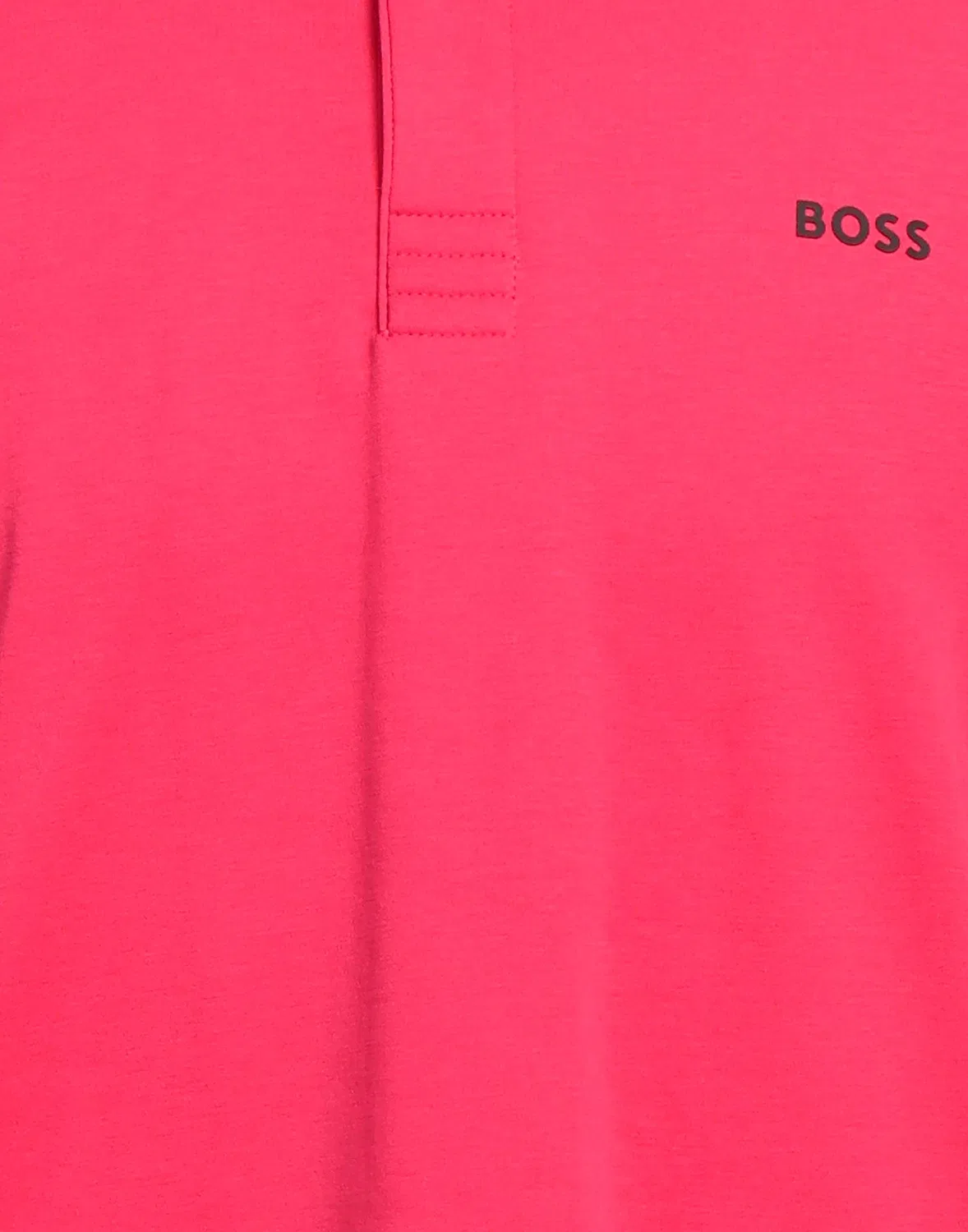 Мужская футболка поло с коротким рукавом Boss, ярко-розовый — фото 4