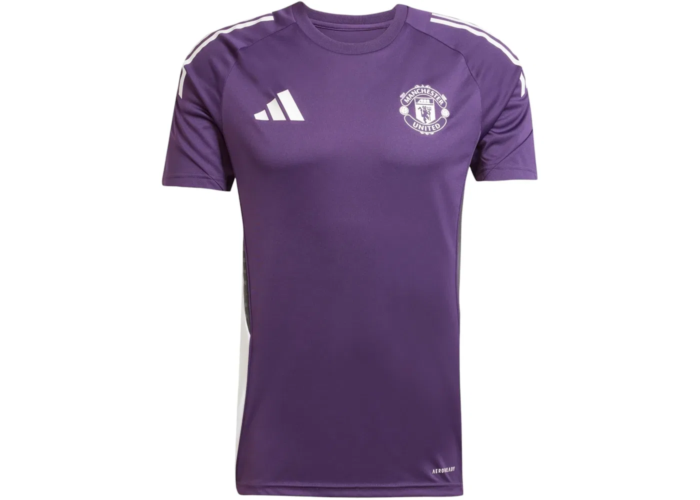 Мужская футбольная джерси Tiro 25 Competition Adidas, Manchester United Aurora Plum White Black