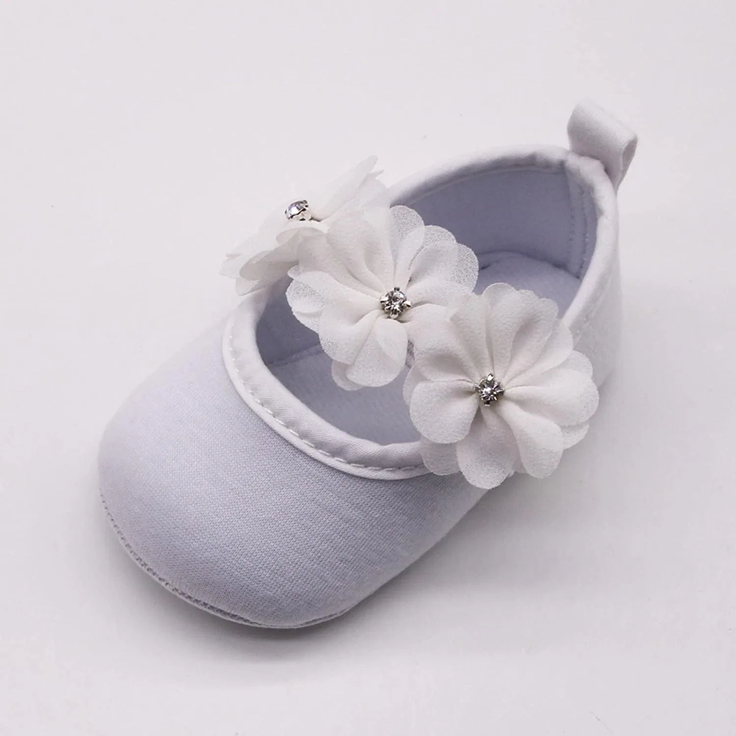Детские туфли Мэри Джейн для девочек с мягкой подошвой, White — фото 2