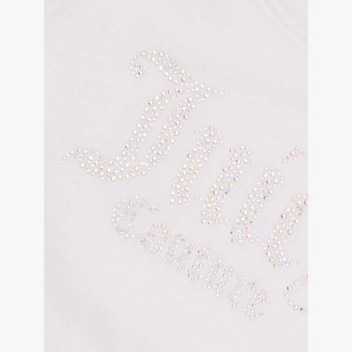 Детская хлопковая футболка с логотипом Diamante, размер 7-15 лет Juicy Couture, ярко-белый — фото 2