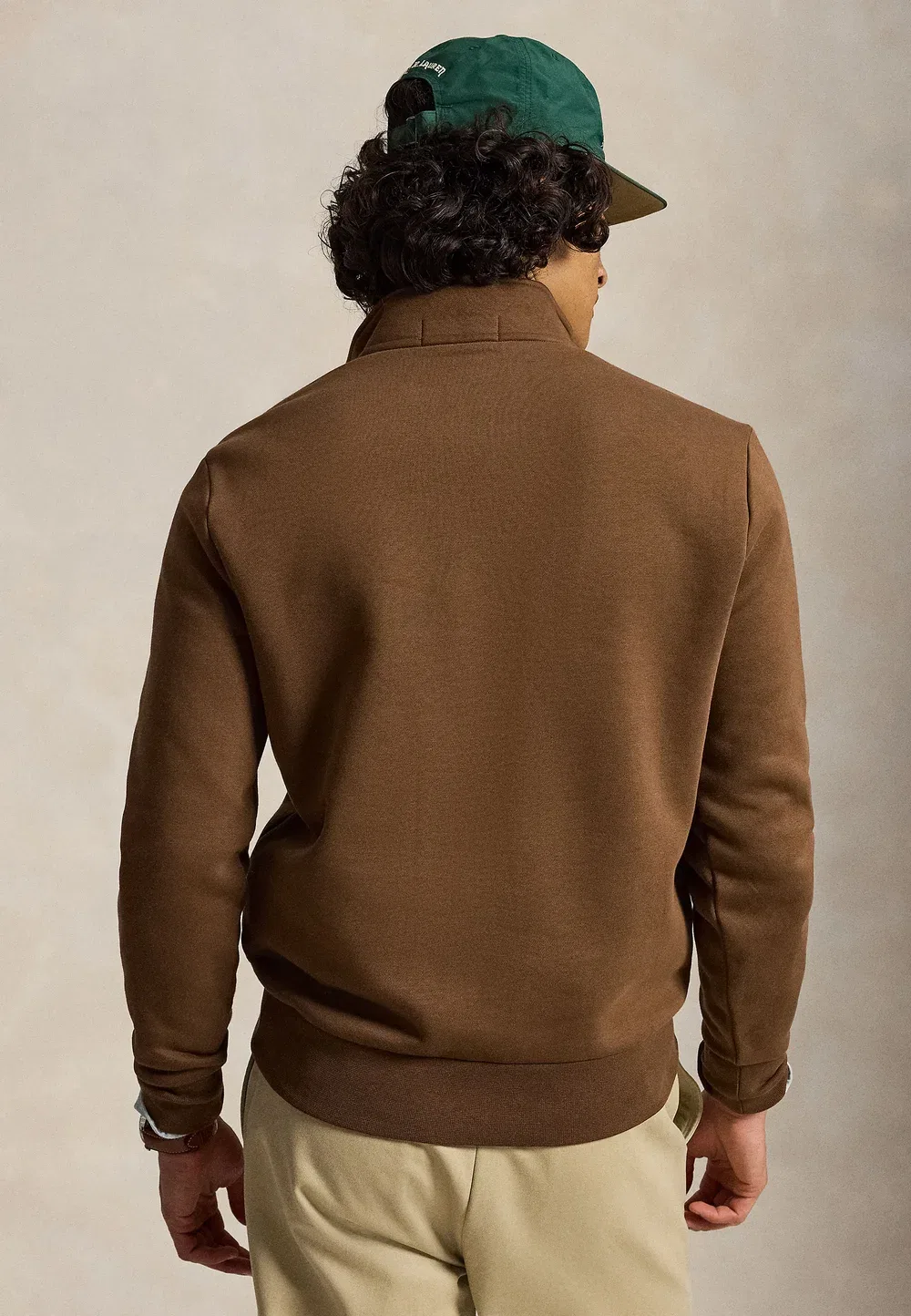 Толстовка Polo Sport на молнии до середины груди, унисекс - толстовка Polo Ralph Lauren, Pale Russet — фото 3