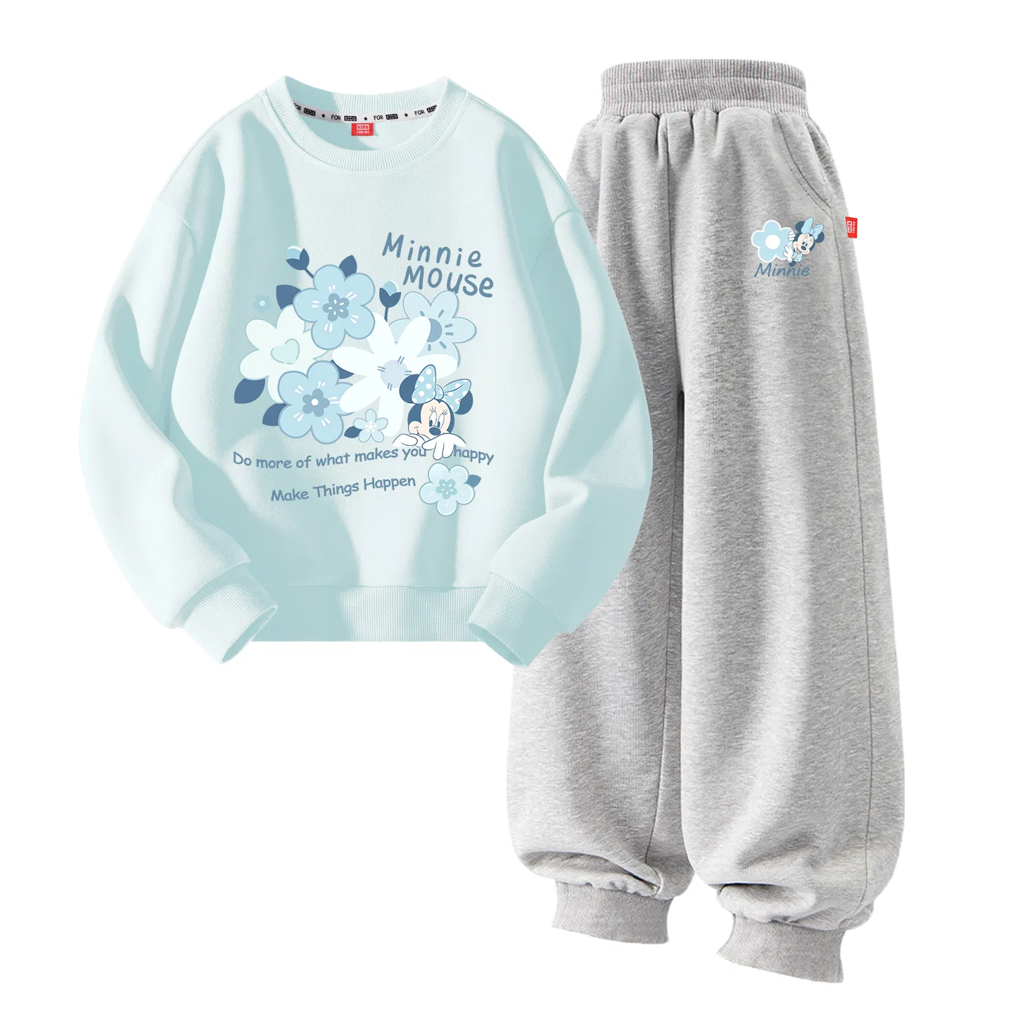 Детское спортивное трикотажное изделие джоггер с принтом Disney Clearwater Blue+Fresh K Gray
