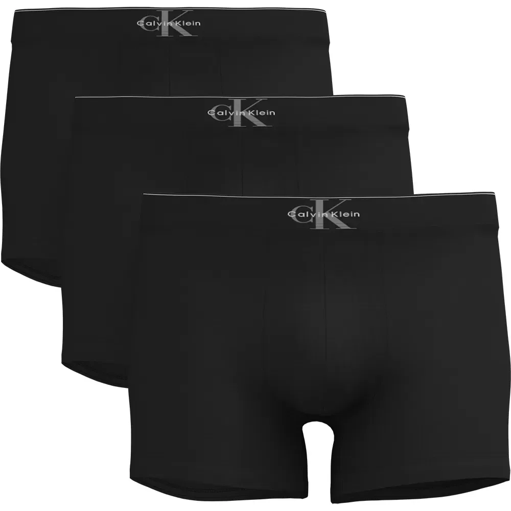 Комплект боксеров Calvin Klein Trunk 3 шт., черный