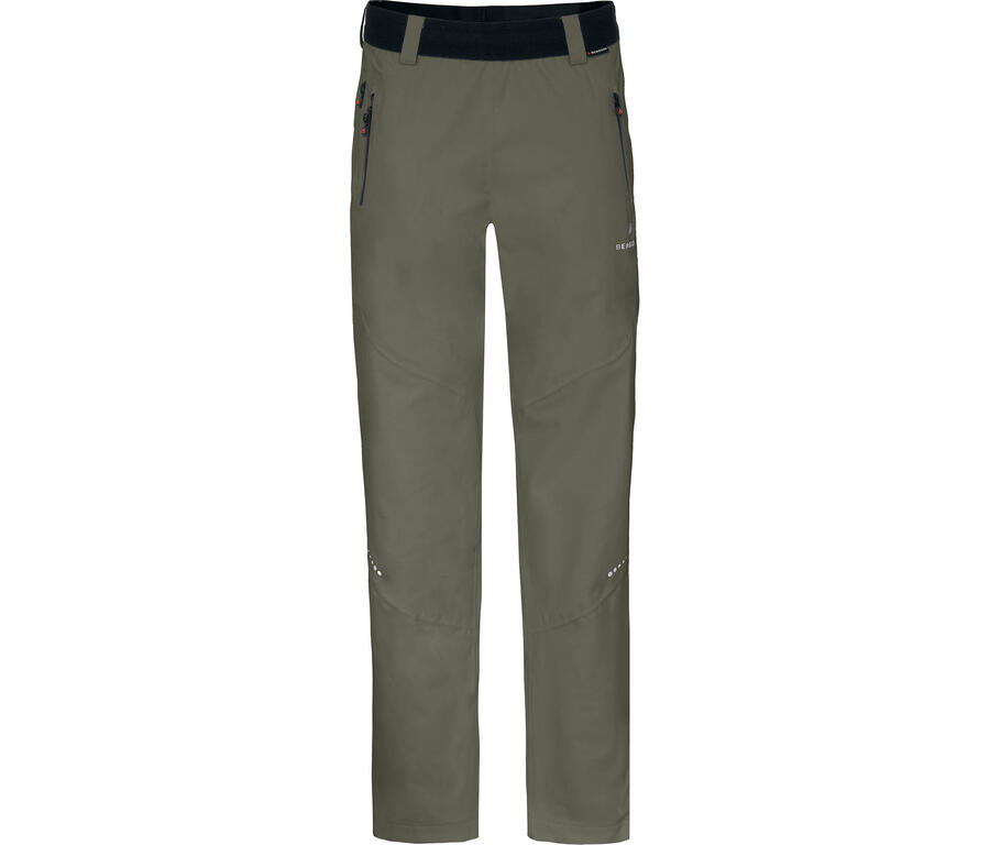 

BERGSON Штаны-дождевики из переработанного материала, с легкой подкладкой, водонепроницаемость 20 000 мм водяного столба, зеленые