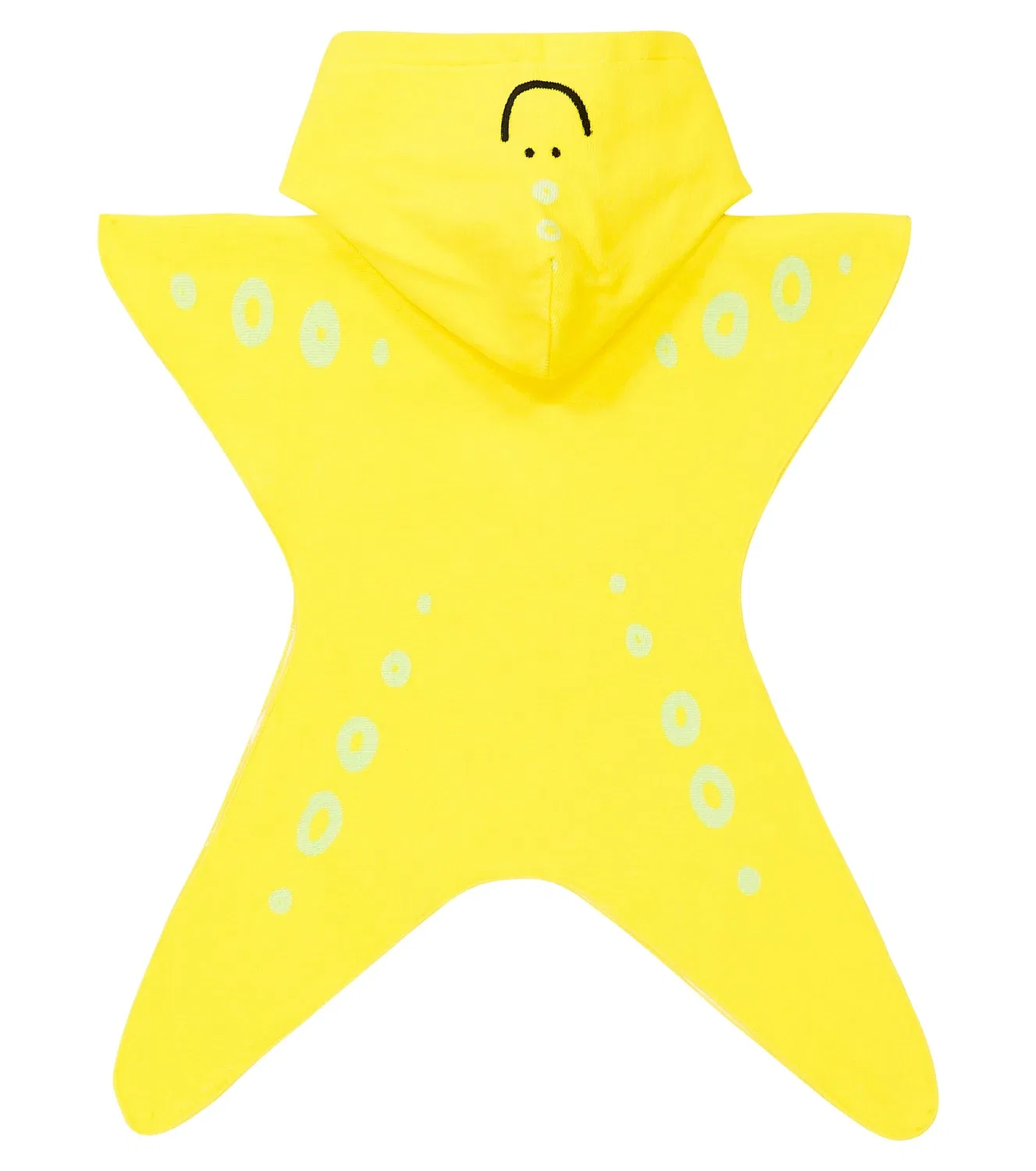 Пляжное полотенце из хлопковой махры Stella McCartney Kids, желтый — фото 2