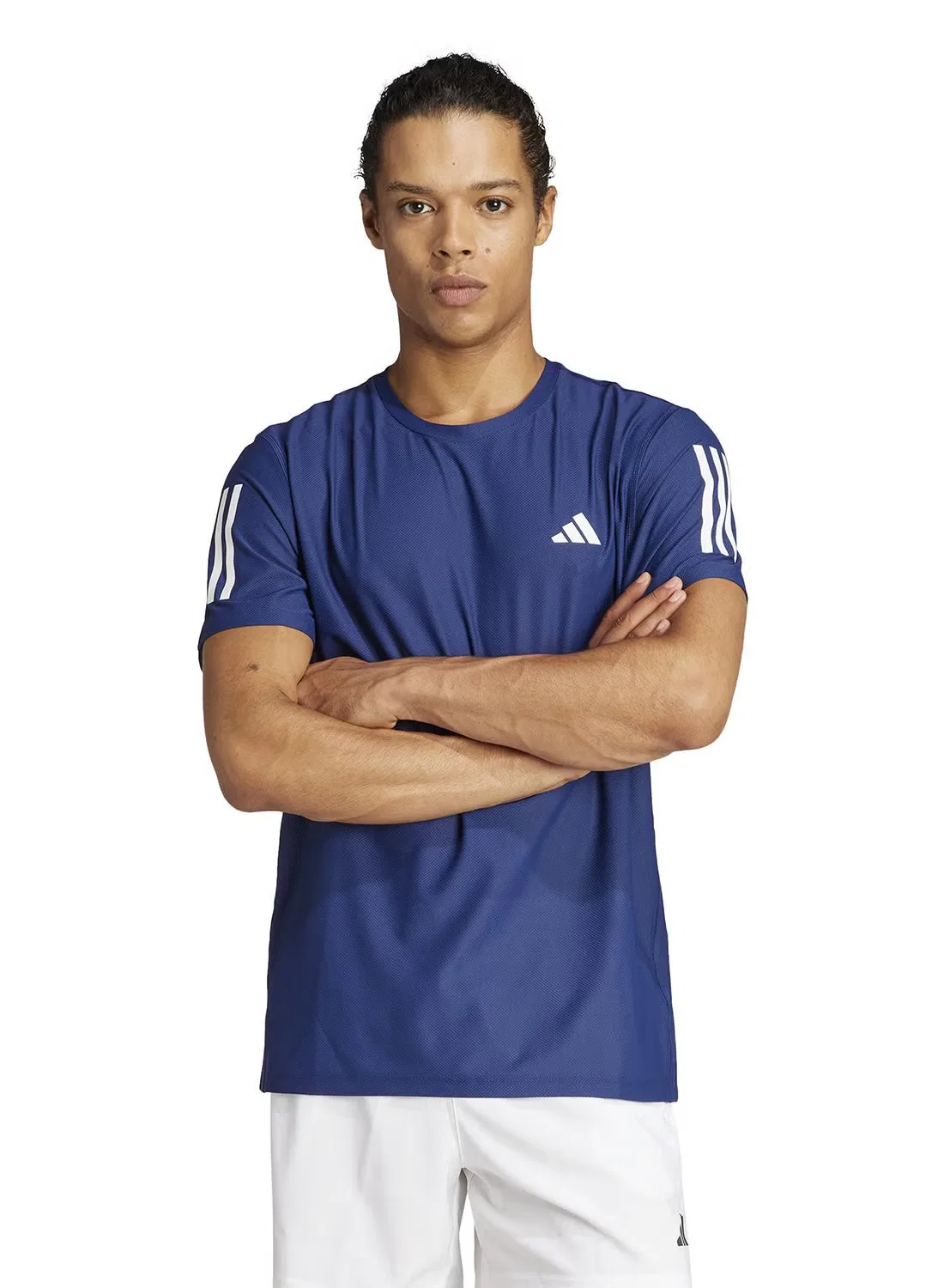 Футболка с влагоотводящей тканью Own the Run Adidas, темно-синий