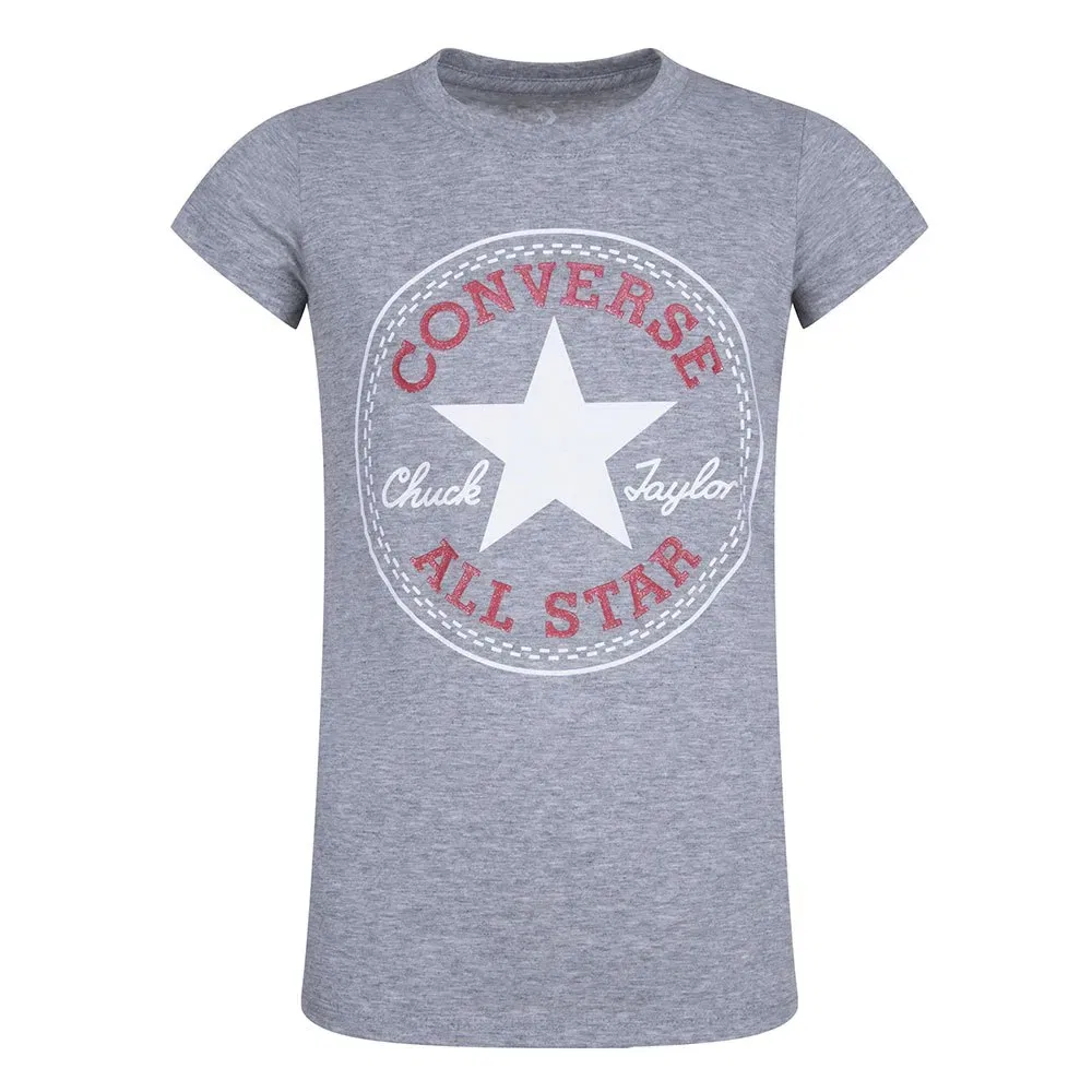 Футболка детская с коротким рукавом Timels Chuck Patch Converse Kids, серый