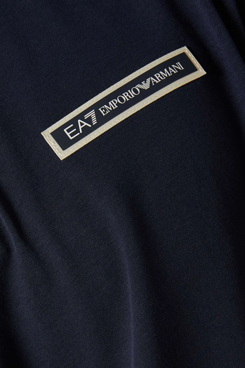 Поло синий Emporio Armani, синий — фото 4