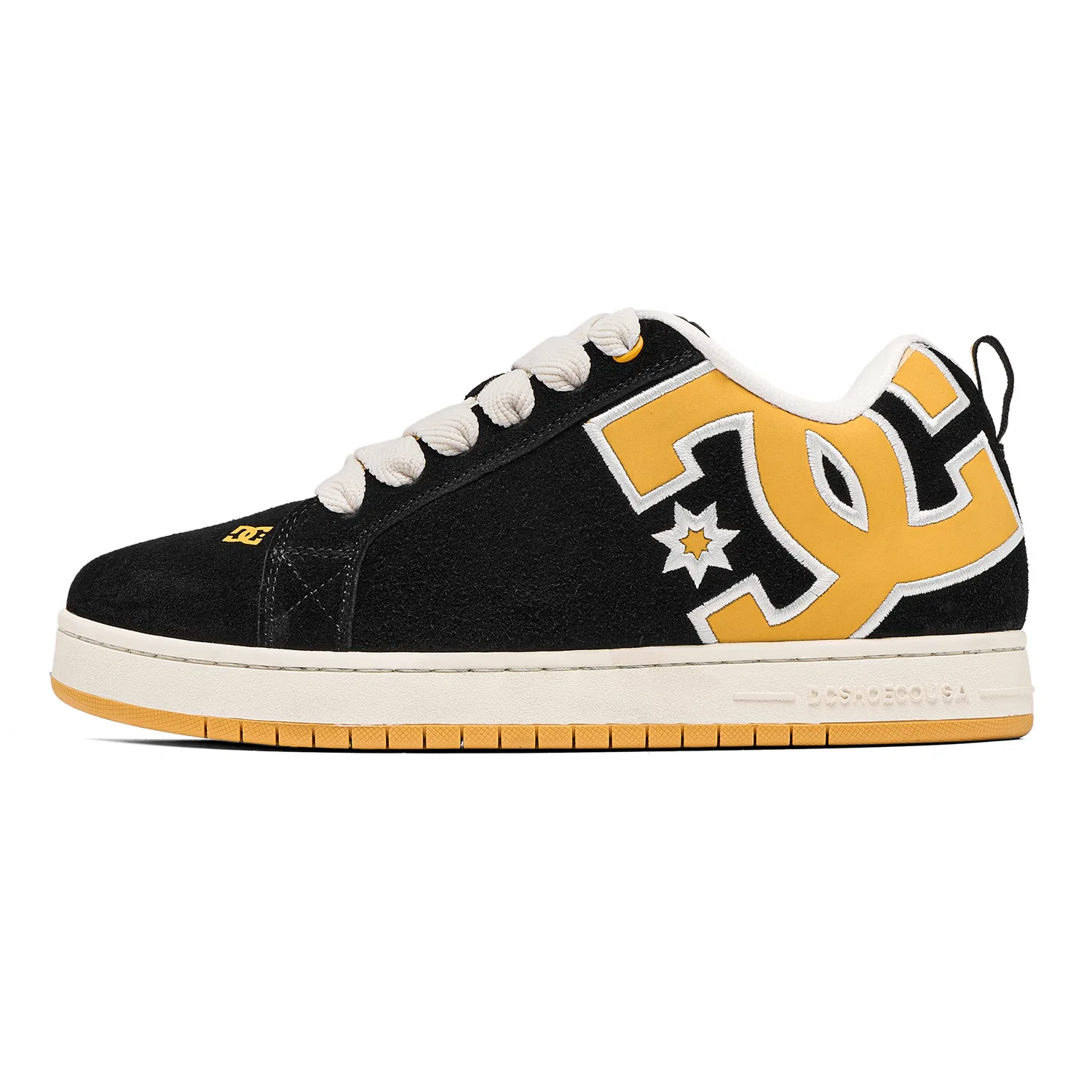 Детские кроссовки для скейтбординга низкие DCSHOES, Obsidian Black Gold