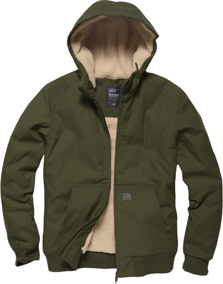 

Куртка Vintage Industries Datton, оливковая, Зеленый, Куртка Vintage Industries Datton, оливковая