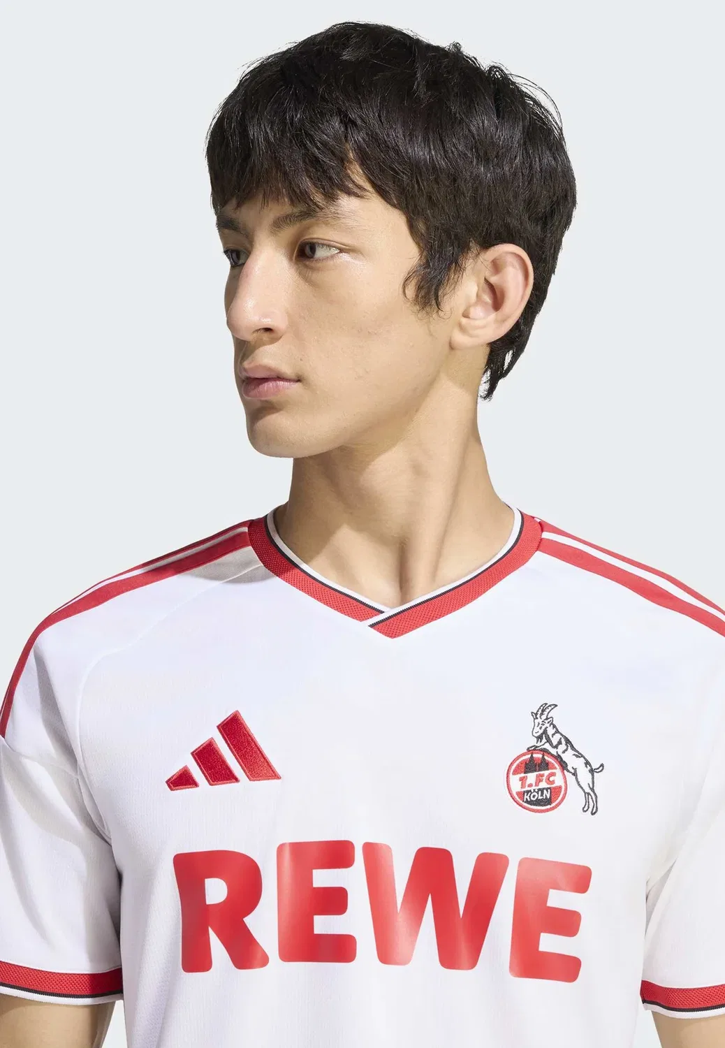 1. Домашняя майка ФК Кельн 26/27 - футболка с принтом Adidas Performance, White — фото 4