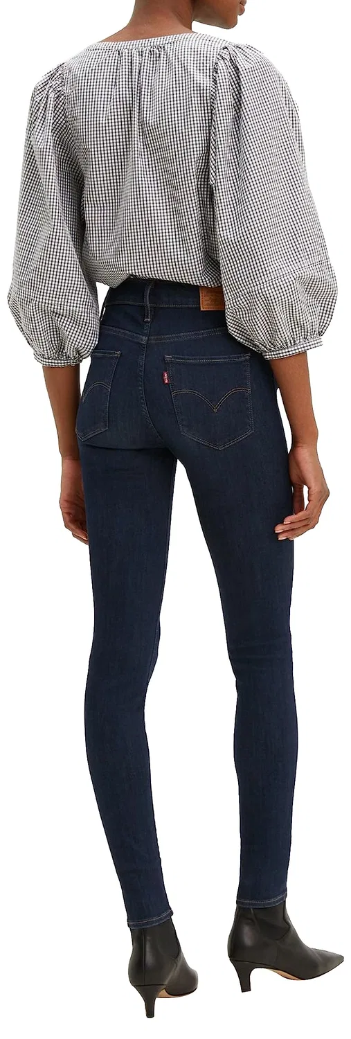 Женские джинсы с высокой посадкой и суперскинни-кроем Levi's 720 High Rise Super Skinny, Deep Serenity — фото 2