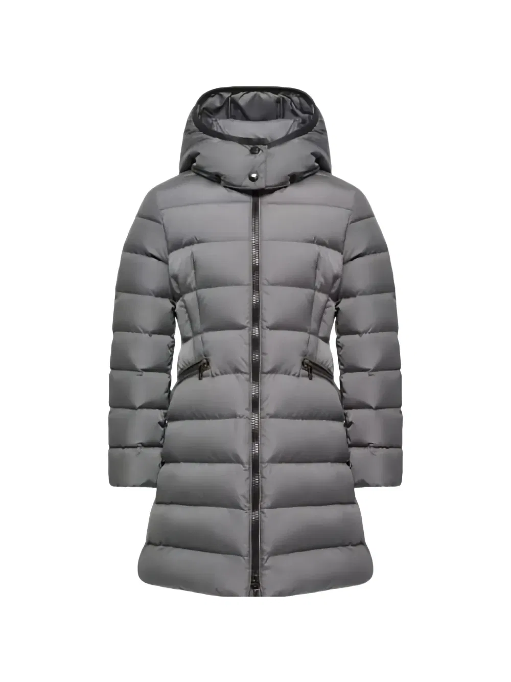 Утепленная стеганая куртка Charpal с капюшоном Moncler Enfant, серый