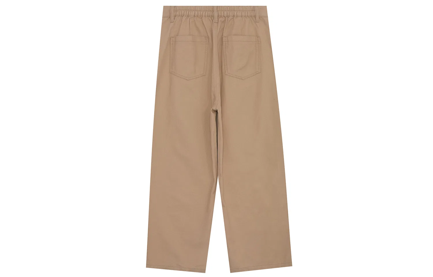 Детские повседневные брюки свободного кроя с широкими штанинами Light Khaki F426 — фото 4