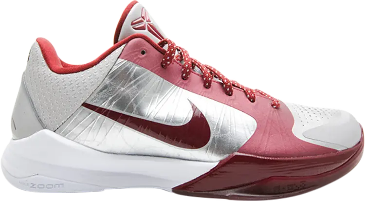 

Кроссовки Nike Zoom Kobe 5 'Lower Merion Aces Away', серебряный, Серый, Кроссовки Nike Zoom Kobe 5 'Lower Merion Aces Away', серебряный
