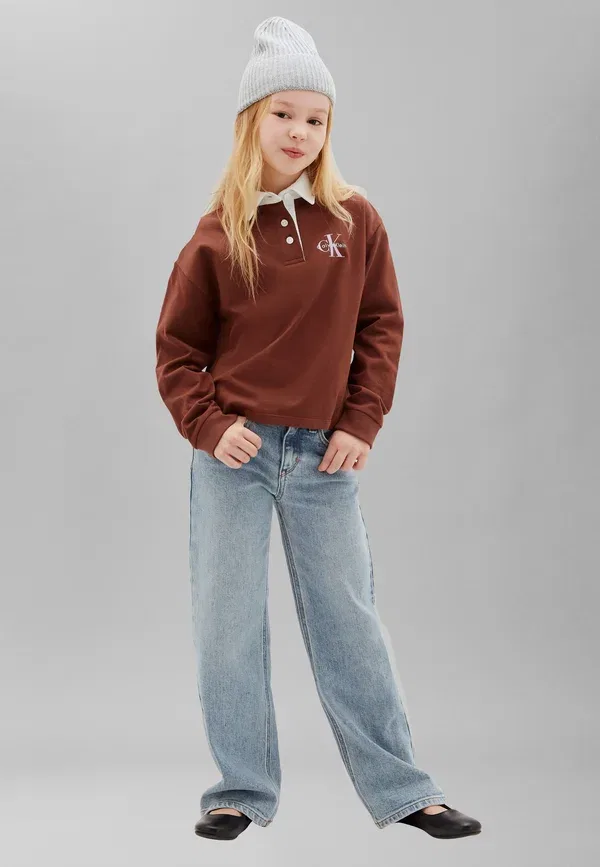 Мини-футболка для регби с длинными рукавами Calvin Klein Jeans — фото 2