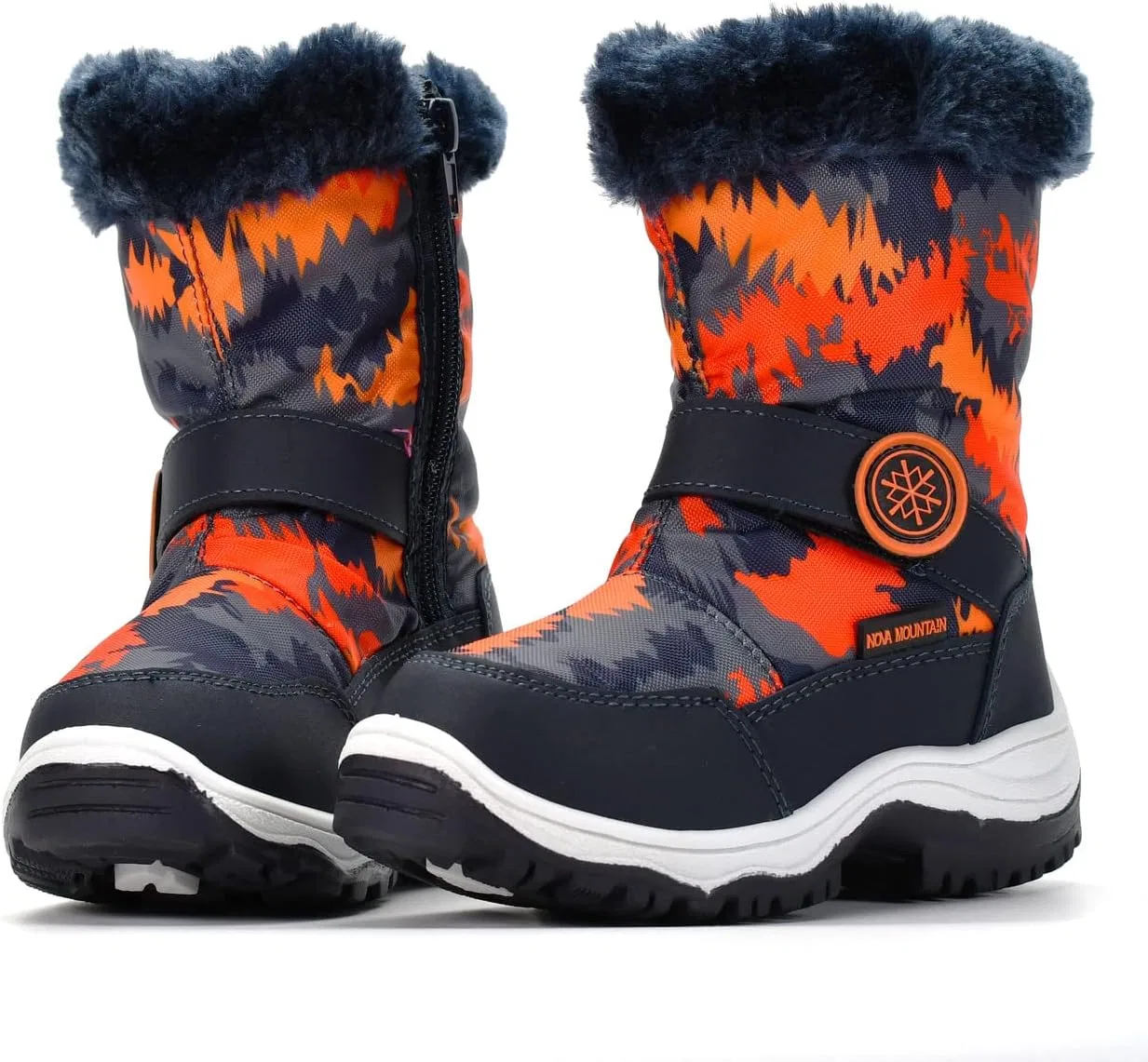 Детские зимние снежные ботинки Nova Footwear, Blackmulti — фото 4