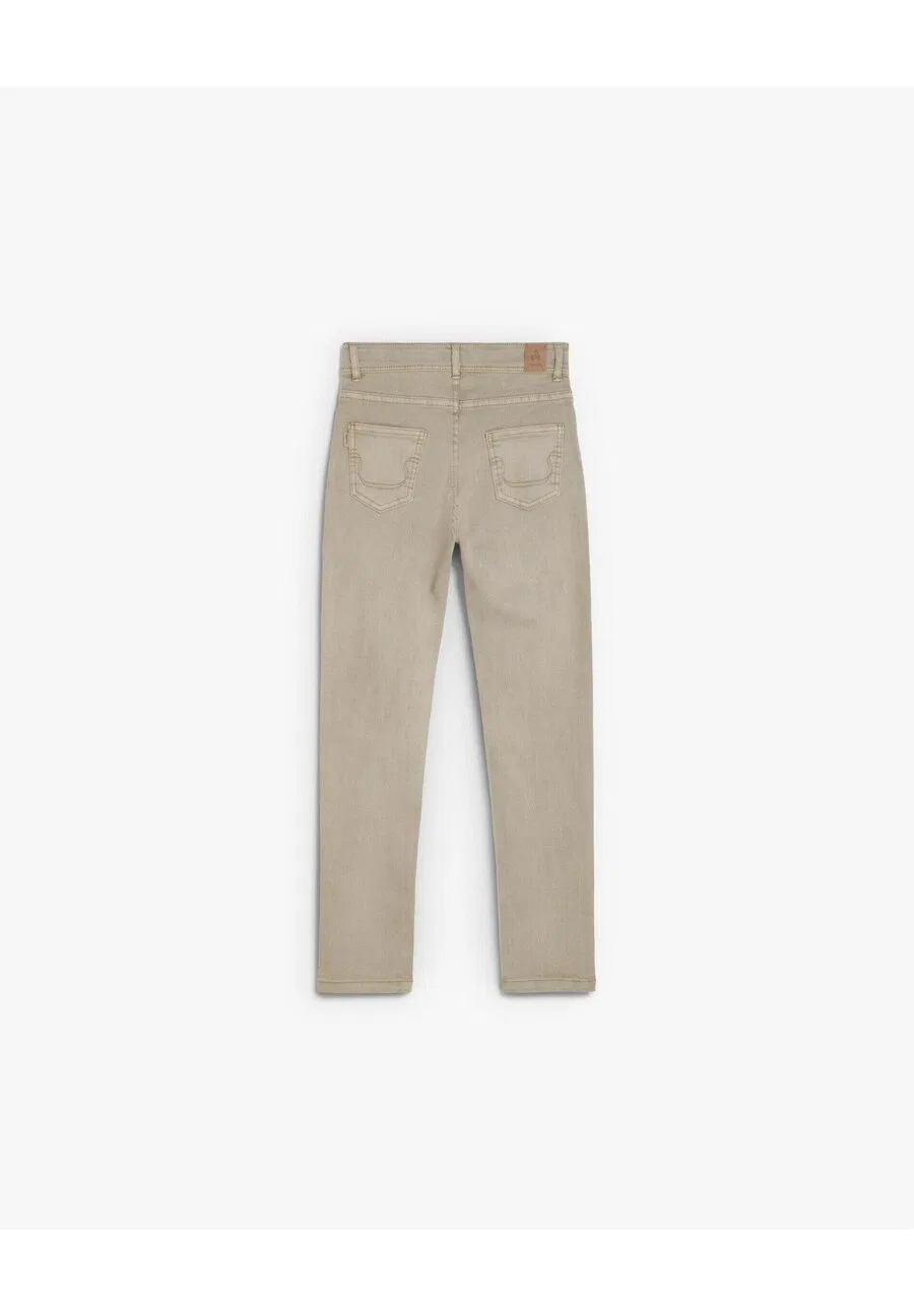 Брюки Scalpers Regular Pants коричневого цвета — фото 3