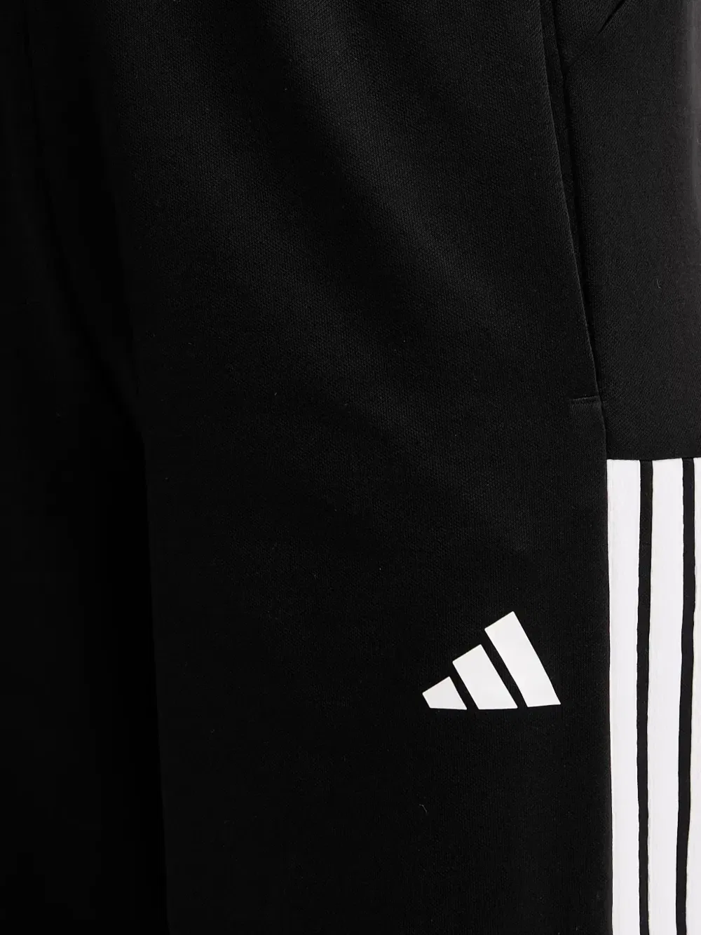 Брюки-джоггеры с лампасами и логотипом Adidas, черный — фото 4
