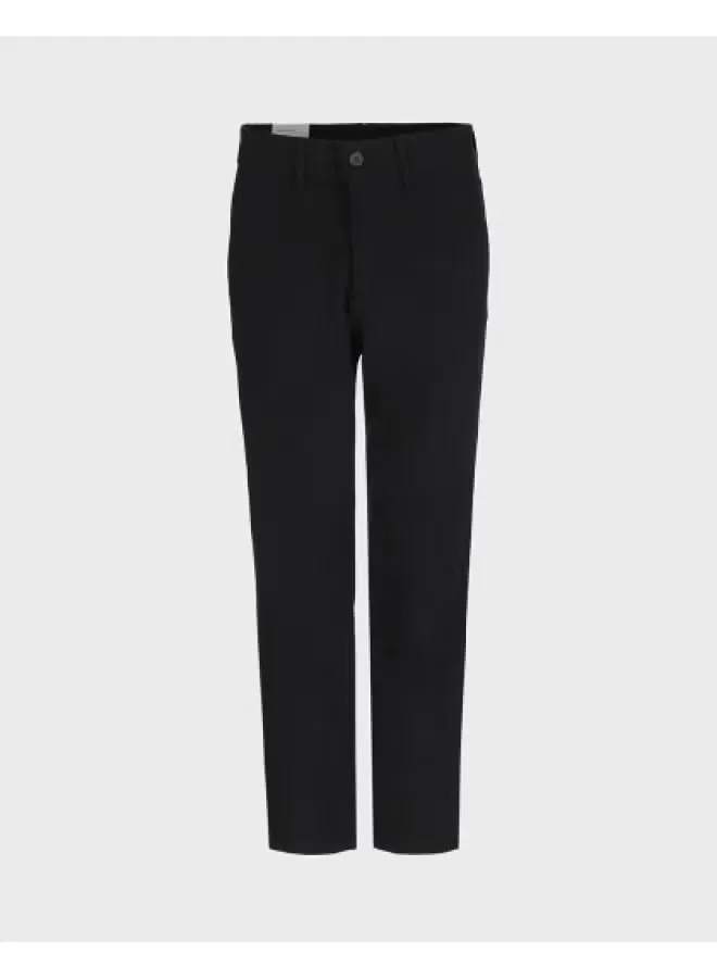 Брюки прямые с минималистичным дизайном Zara, черный