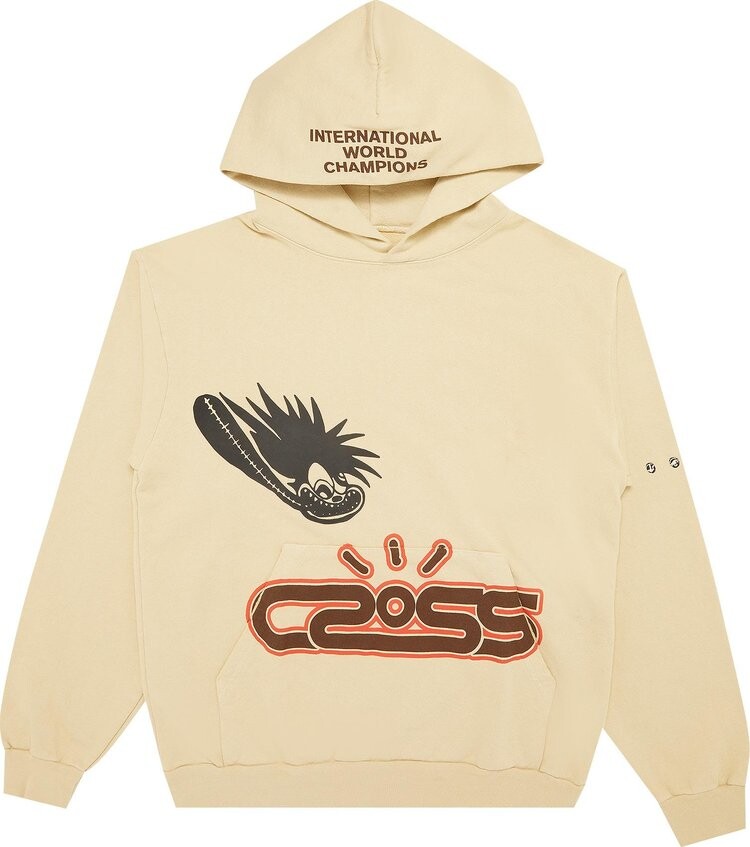 

Худи Cactus Jack by Travis Scott Motor Sport Hoodie 'Medium Olive', зеленый