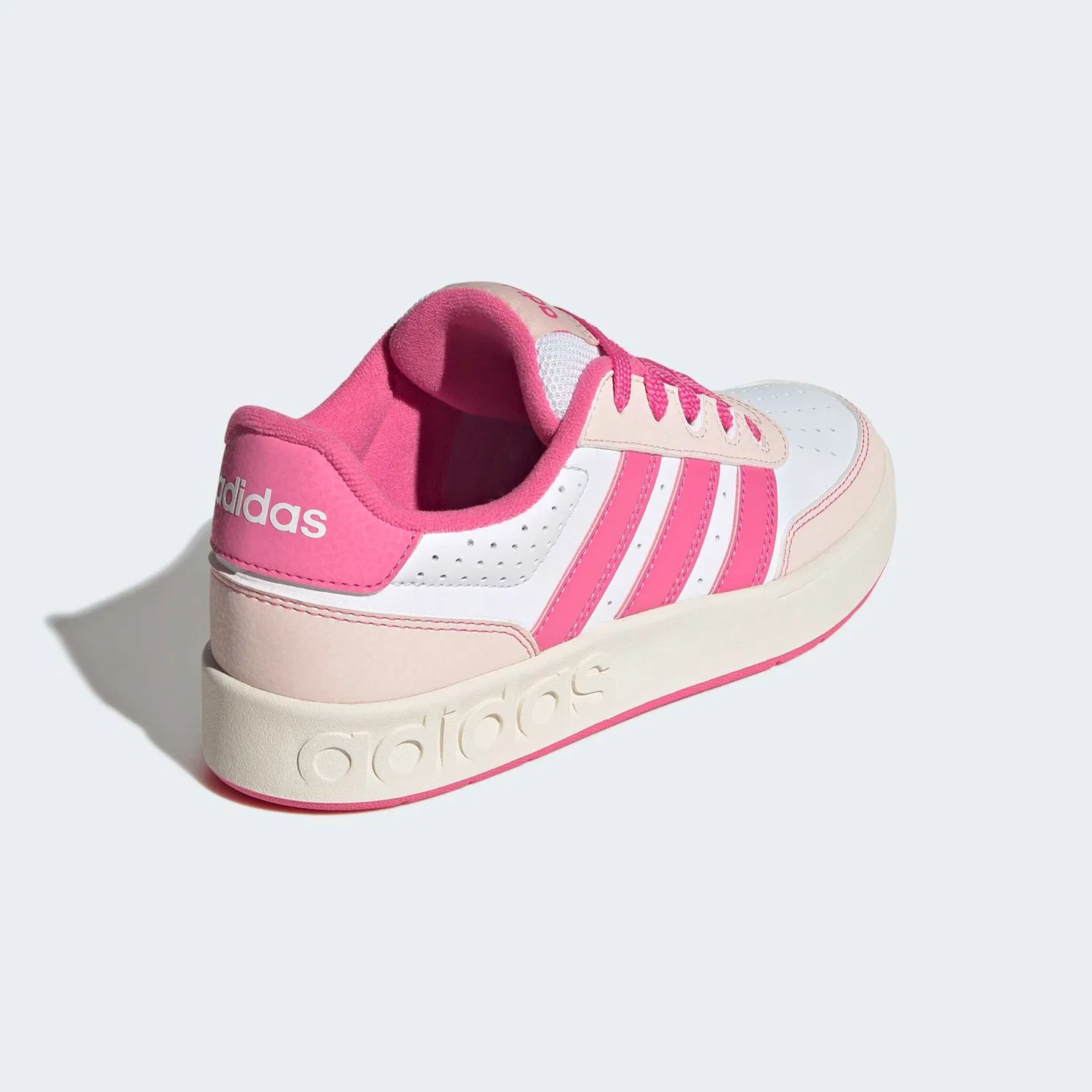 Детские кроссовки с низким силуэтом Adidas Sportswear, Cloud White/Pink Fusion/Wonder Quartz — фото 3