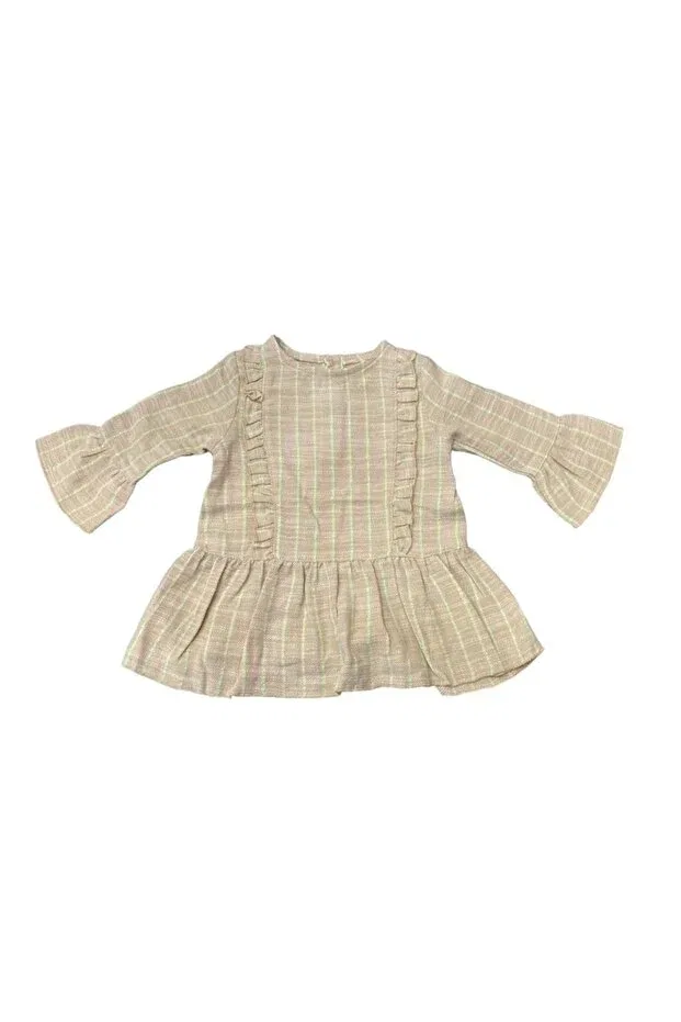 Детское платье для девочек хлопковое Çikoby, Beige