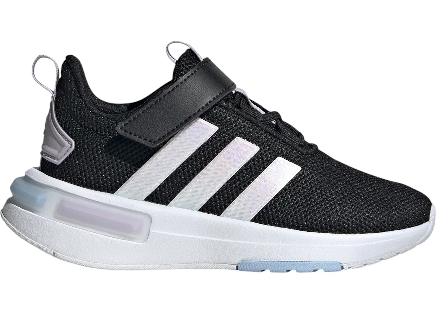 Детские кроссовки Lifestyle с амортизацией Adidas Racer TR23, Core Black/Cloud White/Blue Dawn