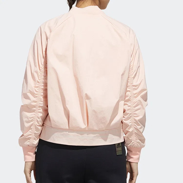 Куртка бейсбольная Adidas, Hazy Coral Powder — фото 3