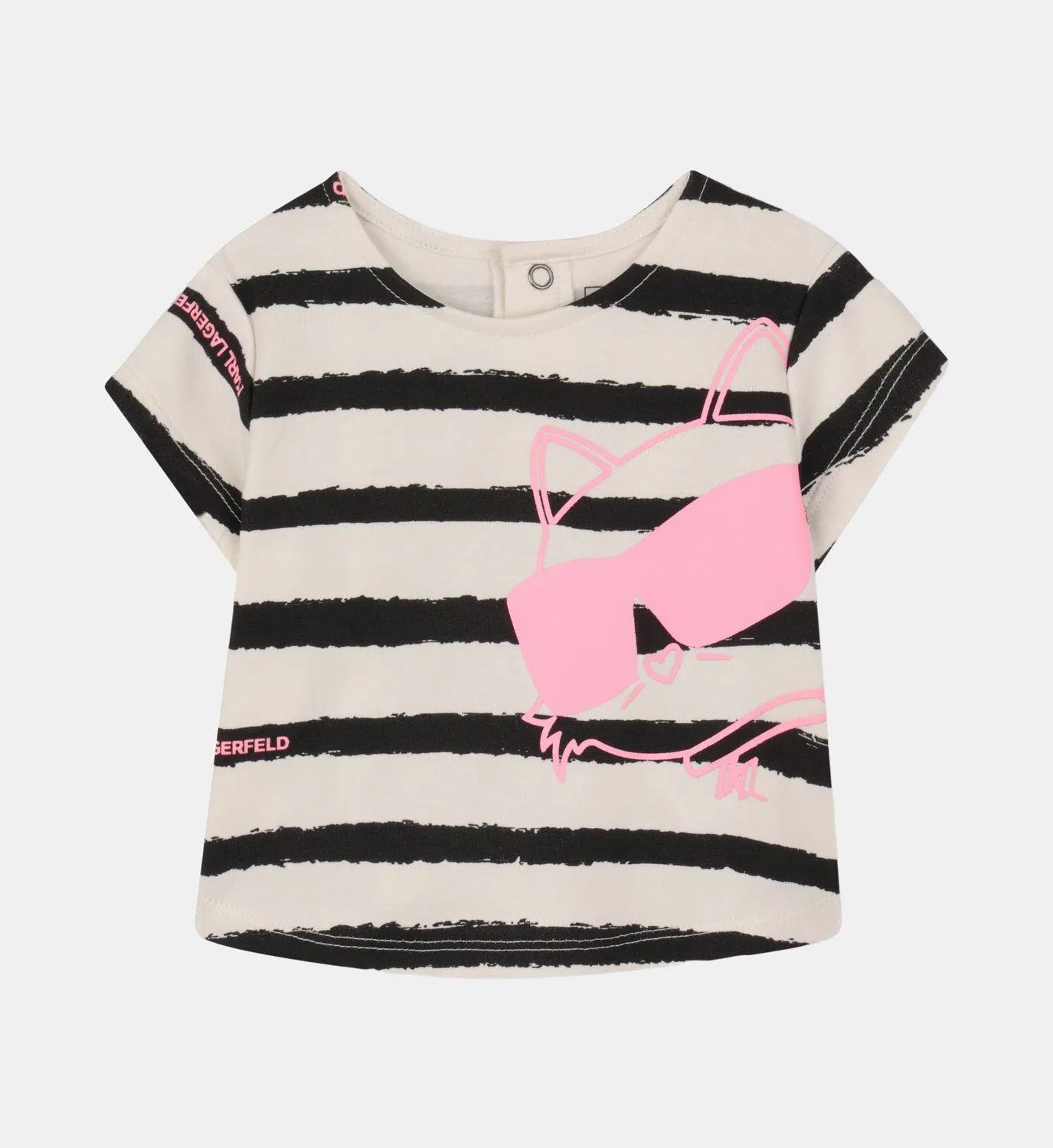 Комплект из футболки и юбки KARL LAGERFELD KIDS, белый — фото 3
