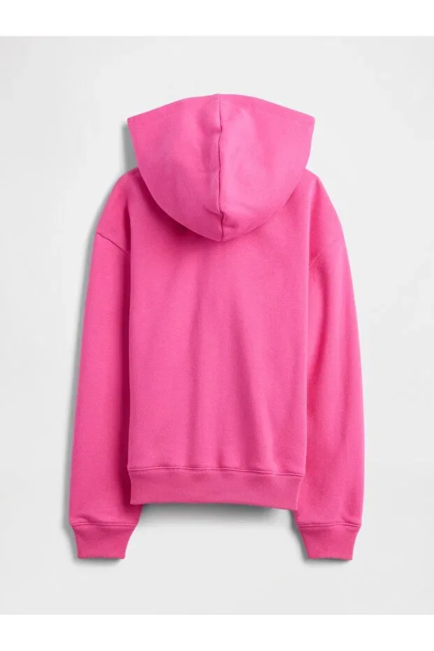 Детское худи для девочек с длинным рукавом Gap, Pink-003 — фото 3